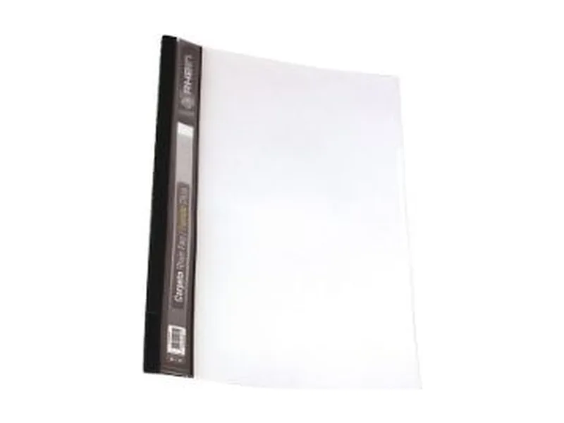 Carpeta Tapa Trasparente Lomo Negro
