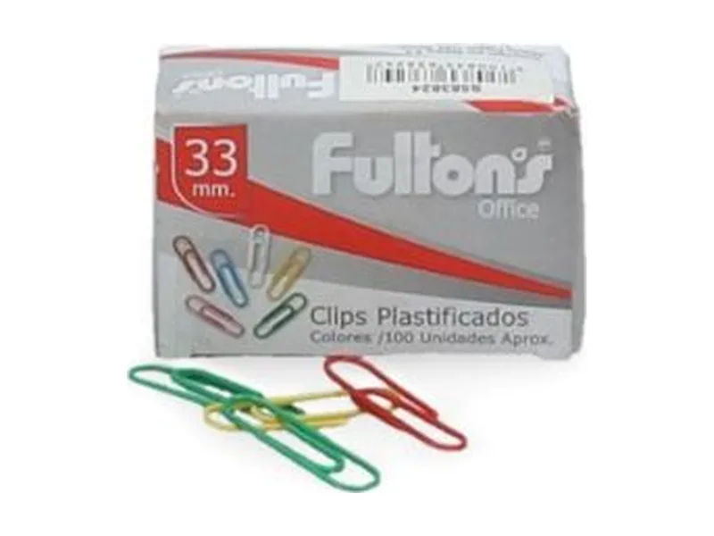 Clips Plastificado de Colores