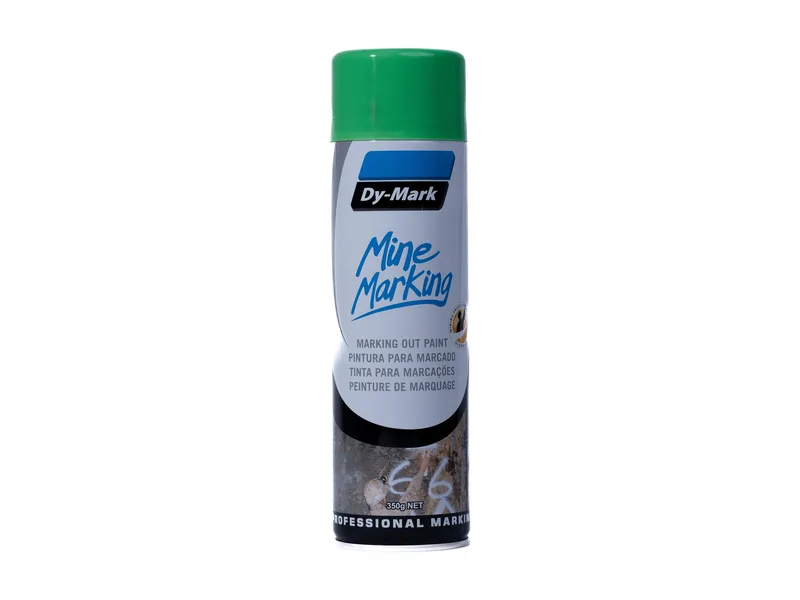 Dy-Mark Mine Marking Fluoro Green Upright