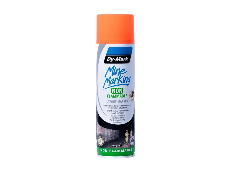 Dy-Mark Mine Marking Non Flammable Orange Hor
