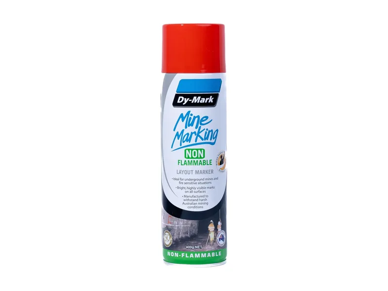 Dy-Mark Mine Marking Non Flammable Red Hor