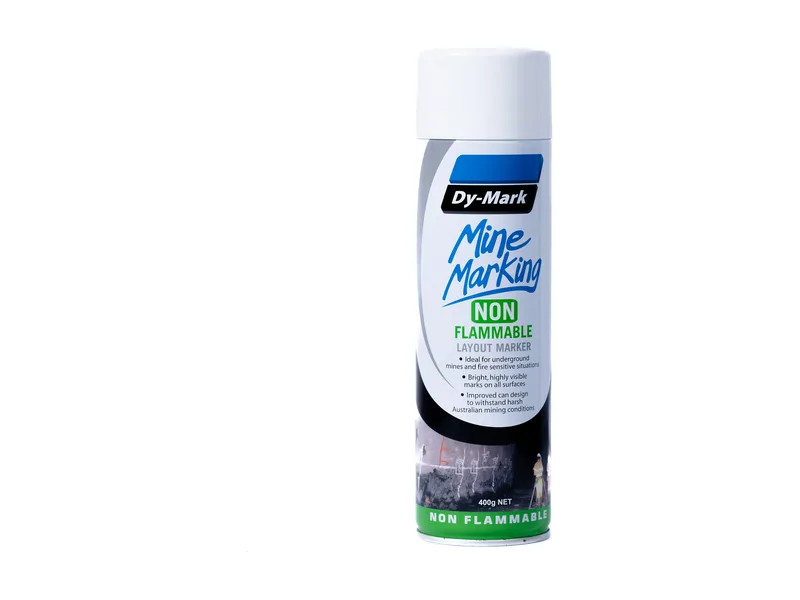 Dy-Mark Mine Marking Non Flammable White Horl