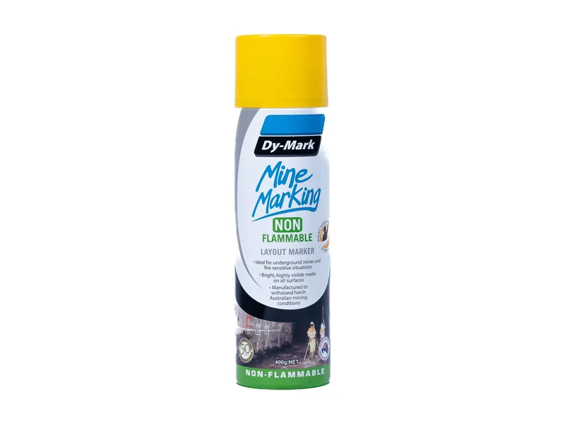 Dy-Mark Mine Marking Non Flammable Yellow Hor