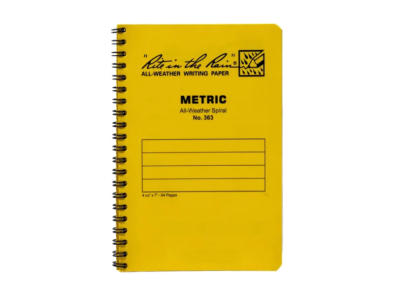 Libreta de Campo – Rite In The Rain – con Espiral Metric 363
