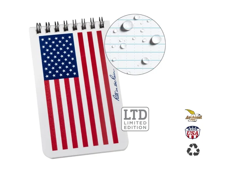 Libreta de Notas Impermeable Americana – N° FLW35