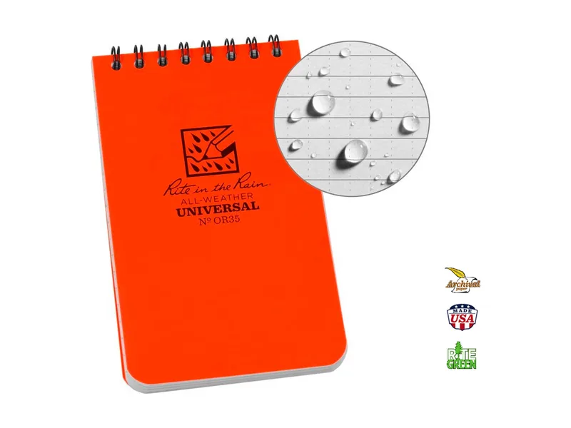 Libreta de Notas N°OR35 – Rite in the Rain