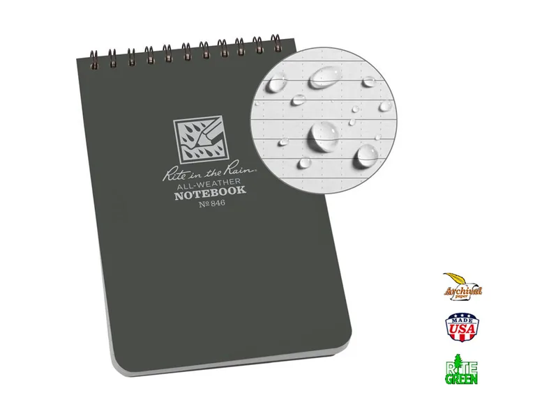 Libreta de Notas – Rite in the Rain – Impermeable – N° 846