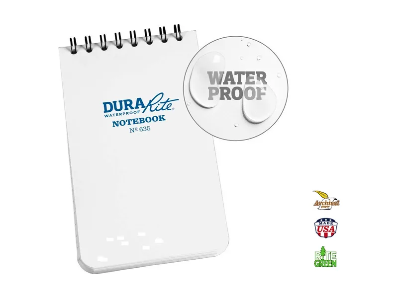 Libreta Sumergible de buceo – Rite in the Rain – DuraRite N° 635