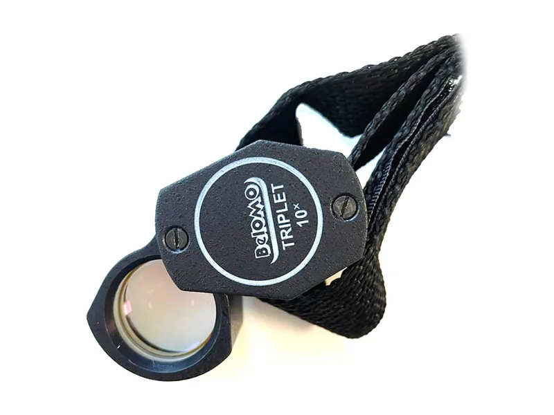 Lupa Belomo Triplet 10x con collar