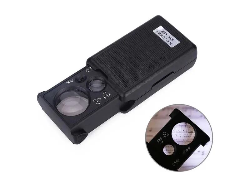Lupa Entomológica 30x – 60x LED