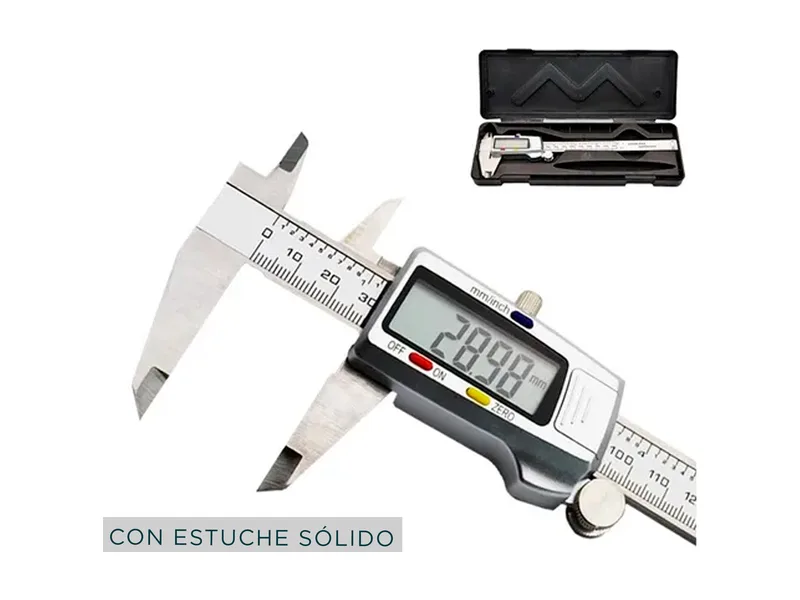 Pie de Metro Digital de Acero Inox 150mm
