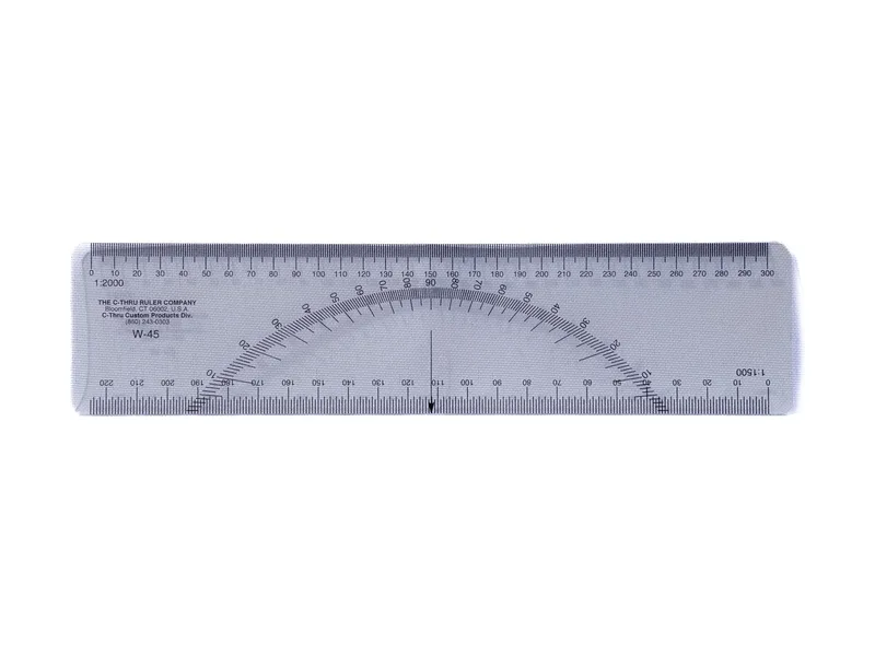 Reglilla Plástica 1:250/1:1000 W-44